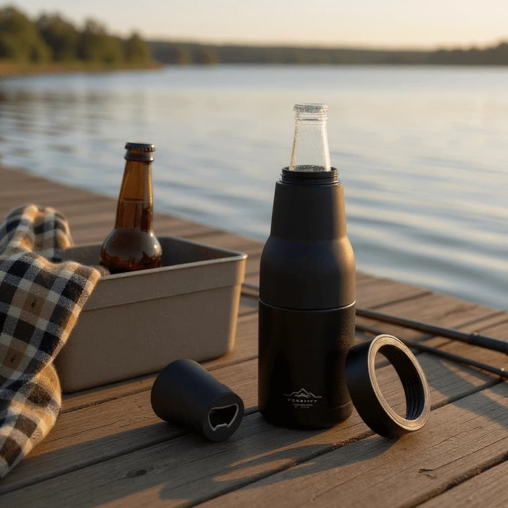 Frostify cooler near lake