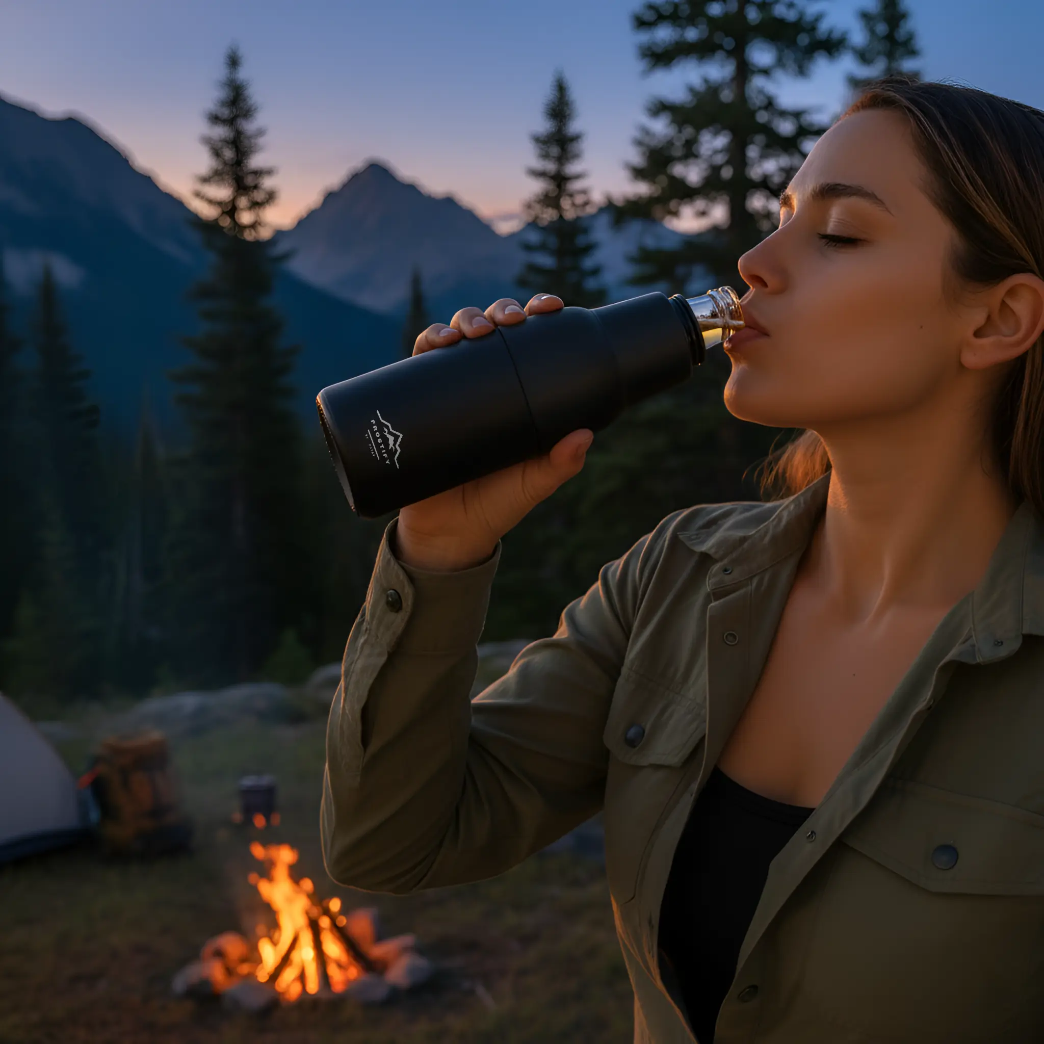 Premium insulated beer bottle cooler keeping drinks ice cold