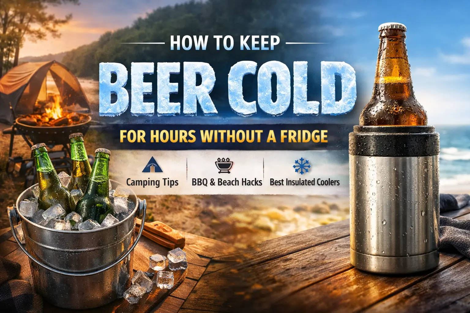 How to Keep Beer Cold for Hours Without a Fridge